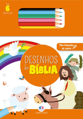 Desenhos da Bíblia, de Cultural, Ciranda. Série Meu bloquinho de colorir Ciranda Cultural Editora E Distribuidora Ltda., capa mole em português, 2021