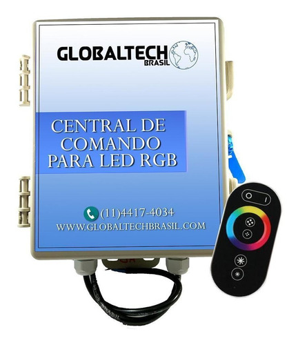 Central De Comando Led Rgb Controle Touch - 60w/5a