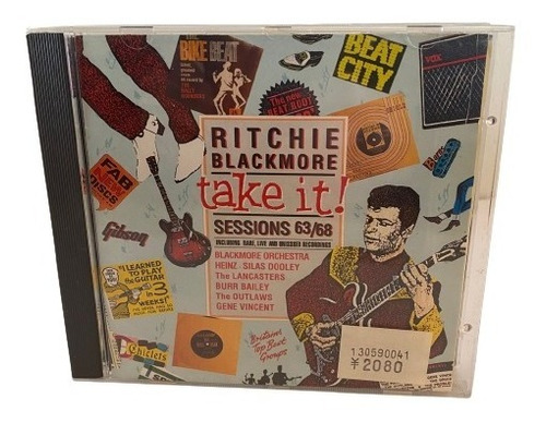 Ritchie Blackmore  Take It! Sessions 63/68  Cd Eu Usado