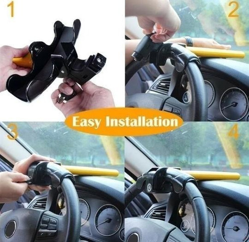 Tranca Volante Anti Robo Vehiculo Jac T6 Bencina