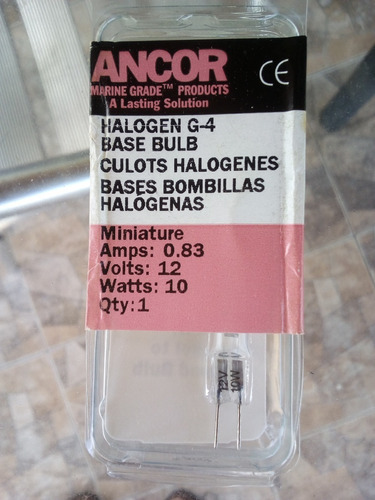 Bombillo Halogeno Grado Marino 12v Marca Ancor 