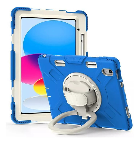 Funda De Tableta Para iPad 10th 10.9 Con Asa Y Protector