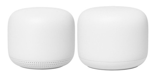 Imagen 1 de 4 de Sistema Wi-Fi mesh Google Nest Wifi snow 220V 2 unidades