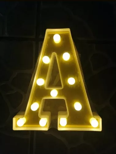 menta Ru Sanción Letras Con Luces J Decorada De Beisbol | MercadoLibre 📦