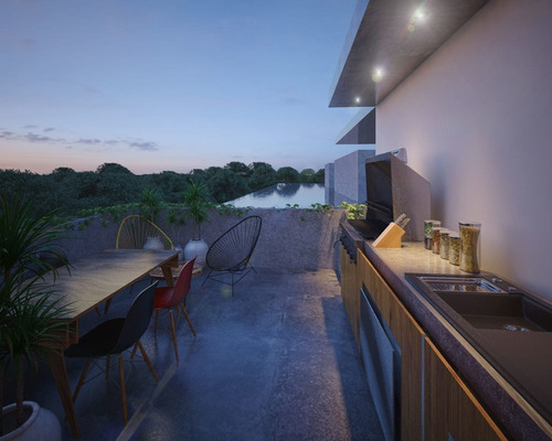 Imagen 10 de 12 de Preventa De Townhouse Mod. A En Priv., Kuro, Mérida, Yucatán
