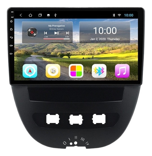 Estéreo 2+32g Carplay Para Toyota Aygo Peugeot107 Ctiroen C1