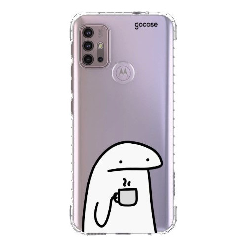 Capa Capinha Gocase Para Motorola Flork Café Fofa