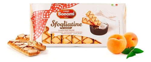 Bonomi Member's Mark sfogliatine glaceado 200g biscoito folhado produto Italiano