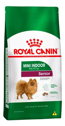 Alimento Royal Canin Size Health Nutrition Mini Indoor Senior para cão senior de raça pequena sabor mix em sacola de 1kg