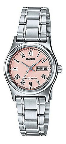 Reloj Casio Ltp-v006d-4budf Para Mujer De Acero Inoxidable