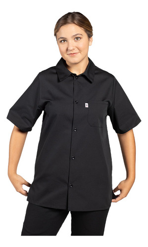 Camisa Negra Unisex Pro-vent Uncommon 0924 - Uniformes Chef