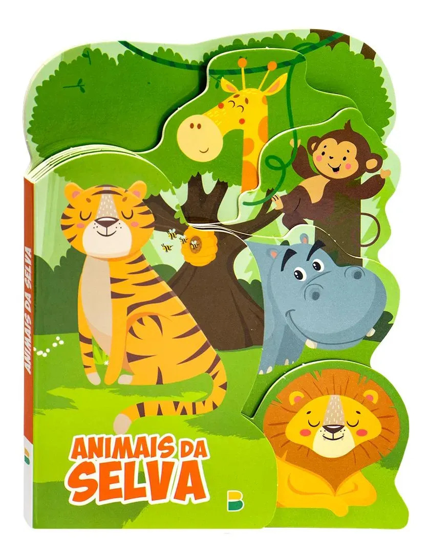 Mundo dos Animais: Animais da Selva - Todolivro - Brasileitura - Capa Dura