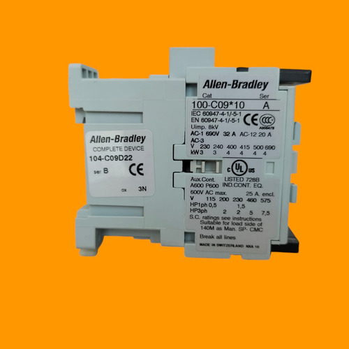 Allen-bradley 104-c09d22 Contactor De Marcha