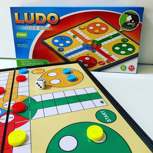 Juego De Ludo Imantado Tablero Plegable 