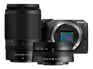 Cámara Nikon Z30 Mirrorless 21 Mp + 16-50mm Vr +50-250mm Vr