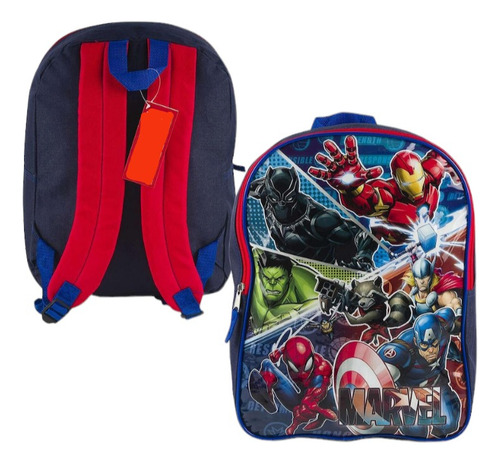 Mochila Disney Avengers Color Azul