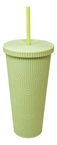 Vaso Para Cafe Verde Pistache Con Tapa