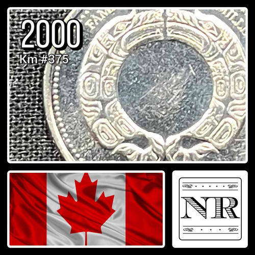 Canada - 25 Cents - Año 2000 - Km #375 - Familia
