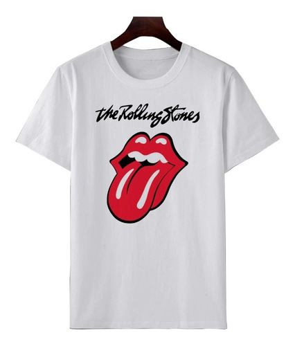Remera Rolling Stones Lengua Banda Algodon Unisex