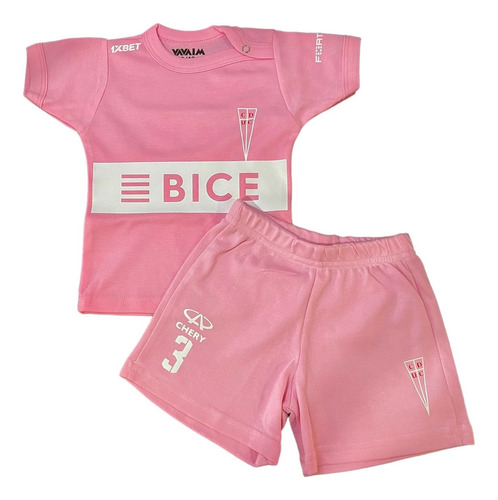 Polera Short Conjunto  Bebe. Regalo Bebé U Catolica