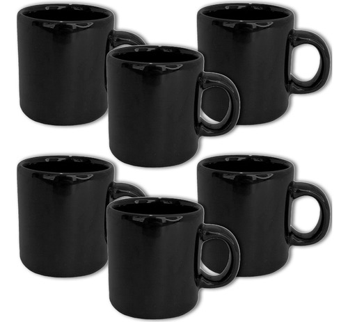 Set X6 Jarro Jarrito Pocillo 100cc Café Te Cerámica Bz3
