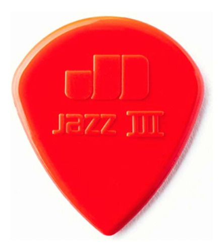 Dunlop 47r3n Jazz Iii 1.38mm Sharp Tip Nylon Guitar Picks,