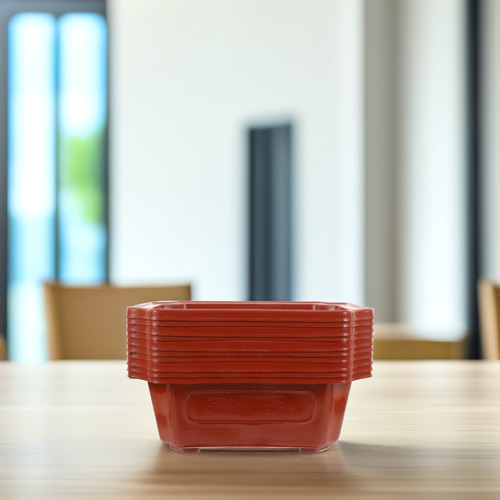 Maceta Rectangular Para Bonsáis, 10 Unidades