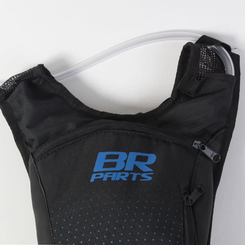Mochila De Hidratação Br Parts Circle 2,0 L. - Preto E Azul
