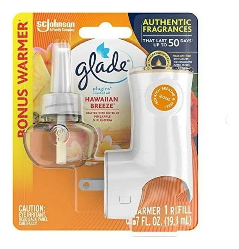 Ambientador Glade Con Su Difusor Eléctrico.