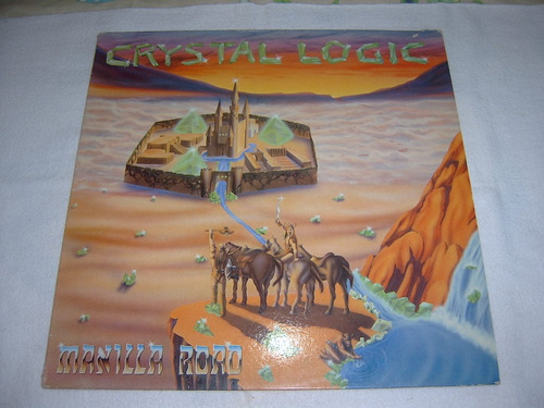 Lp Manilla Road - Crystal Logic 1st 1986 Fra Excelente 