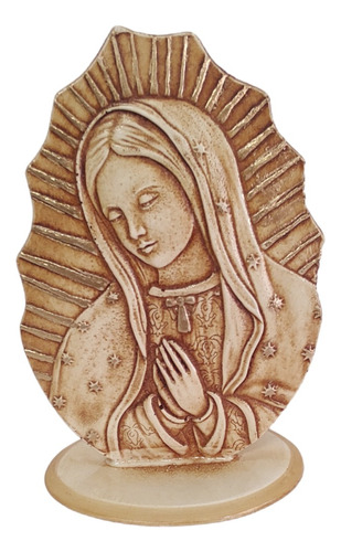 Virgen De Guadalupe En Resina  ( Paquete )