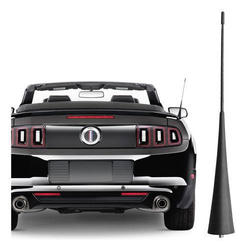 Antena Para Ford Mustang 2010-2014, Negro, 14 Cm De Largo