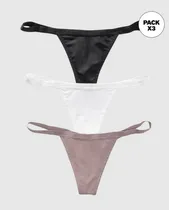 Comprar Tangas Colaless Bombachas Calidad Premium Pack X3