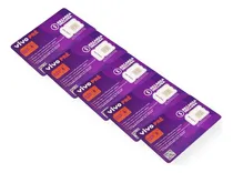 Comprar Kit 5 Chip Vivo Pré Pago Triplo Corte Com Recarga P 15 Dias