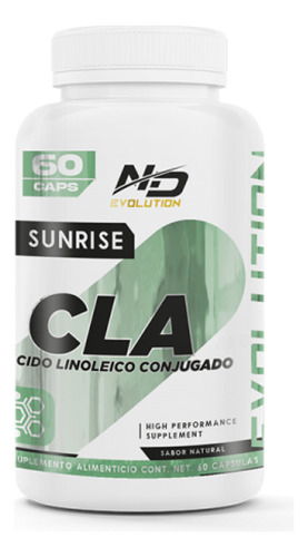 Cla Acido Linoleico Conjugado 60 Capsulas Nd Evolution