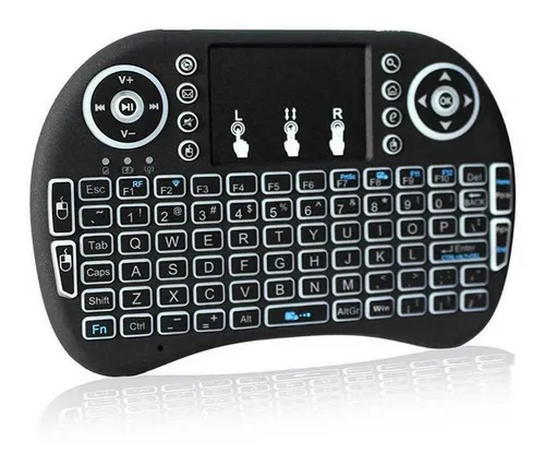 KOLKE Mini Teclado Inalámbrico Touchpad Luz Smart Tv Usb Pc Loi KOLKE