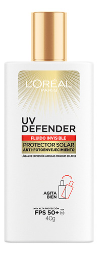 1° Crema L'oréal París Uv Defender Para Todo Tipo De Piel