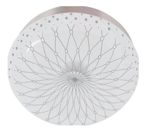 Luminario Led Plafón Decorativo Oviedo 15w Adir 4277 Adir Color Blanco