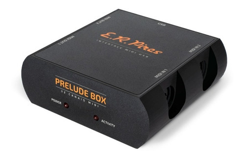 Prelude Box Interface Midi Usb Para Mac Android Windons Cor Preto