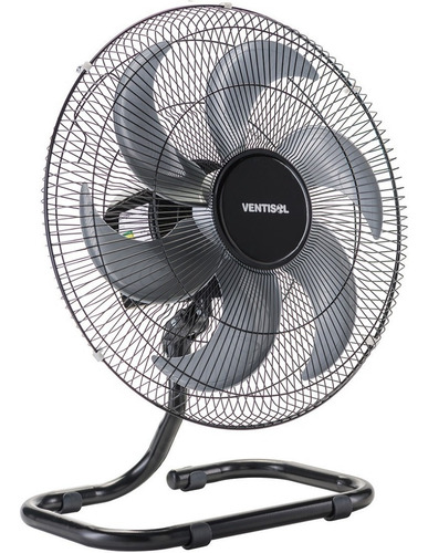 Ventilador Osc Mesa 50cm Steel Bivolt Premium Ventisol Cor da estrutura Preto Cor das pás Cinza 110V 220V (Bivolt)