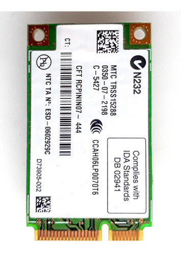 Tarjeta Wifi Para Hp Compaq 2530p