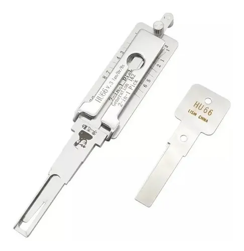Turbo Decoder Hu66 Lock Pick 2 In 1 Ganzúas Apertura Auto
