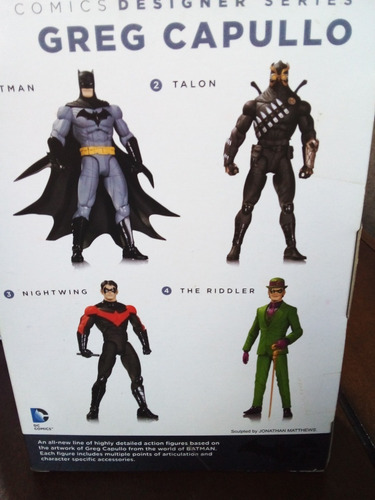 Batman - Figura Greg Capullo- Dc Comics Designer Series (Usado)