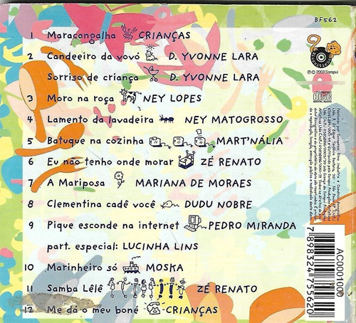 D170 - Cd - Dona Ivone Lara - Samba Pras Crianças - Lacrado