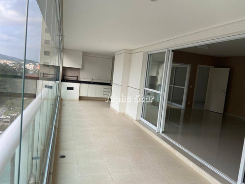 Imagem 2 de 14 de Apartamento Com 4 Dormitórios Para Alugar, 243 M² Por R$ 10.000,00/mês - Edifício Splendore - Barueri/sp - Ap2016