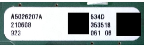 Main Sony A-502-6207-a 534 A5026207a 534 Xr-65a80j (Usado)