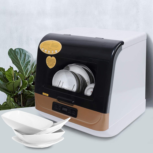 Lavavajillas En Encimera 4 Modos 8l Secado Ventilador Mini D