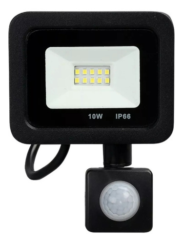 Foco Led Exterior 10w. Sensor De Movimiento. Fotocélula Ip66