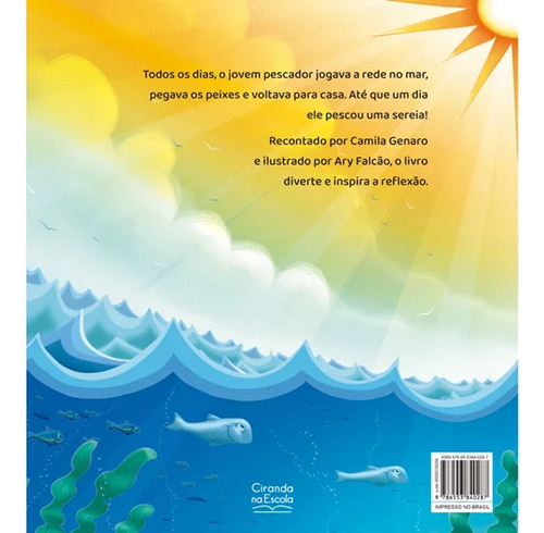 Livro O Pescador E A Sereia De Camila Genaro Edição 1 Capa Mole 2023 Em Português Editora Ciranda Cultural
