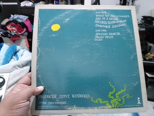 Lp Steve Winwood Arc Of A Diver Imp En Acetato,long Play (Usado)